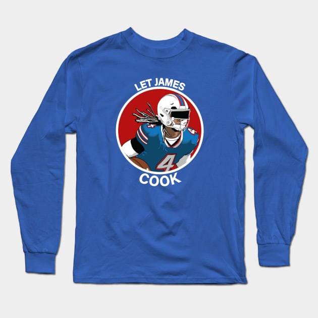 Let James Cook Long Sleeve T-Shirt by Built in Buffalo Shop